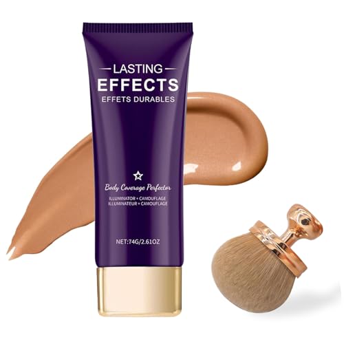 Body Coverage Perfector, wasserfestes Bein- & Körper-Makeup Tattoo Cover Up Makeup Körpercreme Perfekte Creme mit voller Wirkung Wasserfest & schweißbeständig Lang anhaltend (1)
