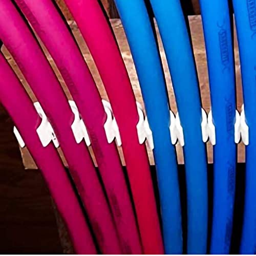 Noa Store 1/2 inches PEX Pipe Support Hangers 130 Pieces | U-Hook PEX Holder PVC Water Pipe Clamps Clips Socket | PEX-AL-PEX Talon Clamps Pipe Support - Thumbnail 3