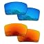 Ocean Blue Mirror + Orange Red Mirror