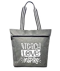 Brooke & Jess Designs Teacher Tote Bag for Work -