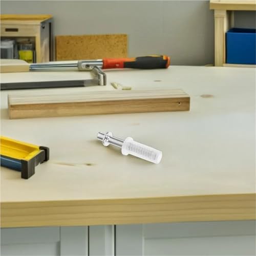 Kit de reparación de bisagras para puerta plegable de clóset 16 piezas, piezas de reemplazo bi-fold, riel de metal, manijas de instalación miniatura 4