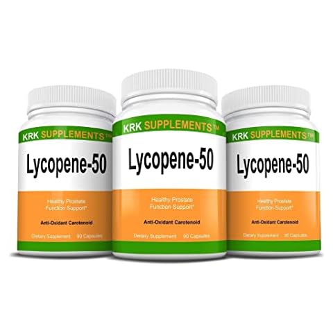 KRK SUPPLEMENTS Bundle Combo for 3 Total Bottles of Lycopene 50mg Cover