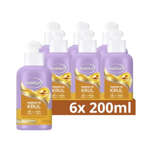 Crème capillaire Leave-in Andrélon Perfect Curl pour réparer les boucles sèches et abîmées