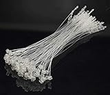 Yesallwas 1000 Stück 18 cm Sicherheitsfäden für Etiketten, Sicherheitsfäden Transparent Loop Pins Sicherheitsfäden Etiketten Kunststoff Anhänger, Kennzeichnungswerkzeug für Kleidung