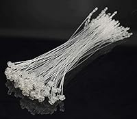 Yesallwas 1000 Stück 18 cm Sicherheitsfäden für Etiketten, Sicherheitsfäden Transparent Loop Pins Sicherheitsfäden Etiketten Kunststoff Anhänger, Kennzeichnungswerkzeug für Kleidung