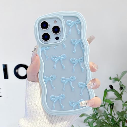 Coque silicone antichocs iPhone 15 Pro avec design vague esthétique