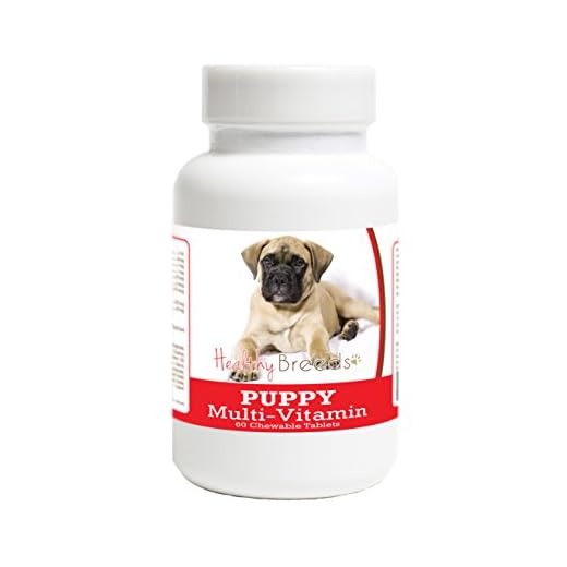 Healthy Breeds Bullmastiff Puppy Dog Multivitamin Tablet 60 Count
