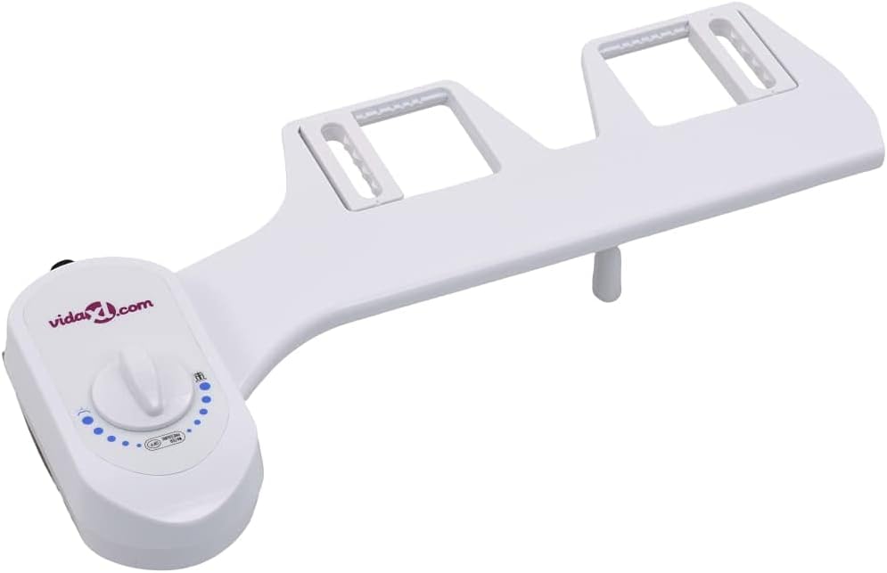 vidaXL Bidet Toilet Seat Attachment, Bidet Attachment with Self Cleaning Single Nozzle, Bidet Sprayer for Toilet Seat, Single Nozzle