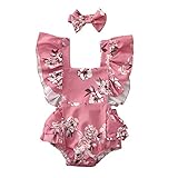 🌸 2021 Ropa Bebe Niña Verano Mameluco de algodón mezclado, suave y cómodo.Ropa Adecuado para bebés de 0-18 meses (solo como referencia)