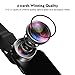 KEYWING Phone Lens Kit 9 in 1 Phone Camera Lens, Zoom Lens+198° Fisheye +0.35X Super Wide-Angle + 20X Macro Lens + 0.63X Wide Lens + CPL +Kaleidoscope Lens +Starburst for iPhone Samsung Android