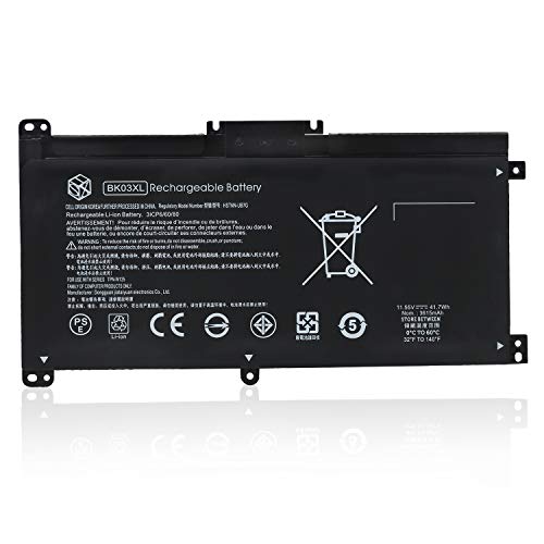 HSX BK03XL Laptop Battery Replacement for Hp TPN-W125 Pavilion X360 14 14m Series 916366-421 916366-541 916811-855 916812-855 HSTNN-LB7S BK03041XL HSTNN-UB7G TPN-W125 [11.55V /3615mAh /41.7Wh ]
