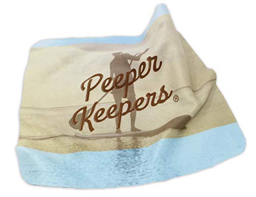 Eyeglass Retainer & Sunglass Holder By Peeper Keepers Supercord Adjustable, Black, 1Pk | W/Microfiber Cloth #TOP3