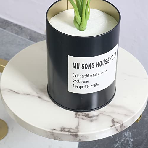 Hainarvers Gold Metal Plant Stand Indoor Outdoor, Marble 5Tier H49Inch Tall Planter Stand Corner Flower Pot Holder Multiple Shelves Plant Display For Patio Garden Living Room（5Tier Gold） #TOP5