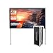 Produktbild celexon Mobil Expert Frontprojektion Falt-Rahmen-Leinwand 90" | 203x114 cm 16:9 | transportable 4K, Full-HD Projektionsfläche mit Standgerüst für Ihren Outdoor- & Heimkino-Beamer | inkl. Roll-Koffer
