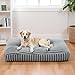 Pawk hundebet Grosse Hunde, XL Hundekissen Waschbar Abnehmbar, Hundekorb Flauschig Atmungsaktiv Anti-Rutsch, Hundebetten für Mittelgroße und Grosse Hunde, 107x69x10cm
