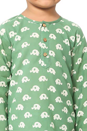 Image of Cotton Night Suit for Boys & Girls | Pajama Sets | Baby Top & Pant | Kids Dress | Printed Night Dress | Sleepwear Suit | P-3