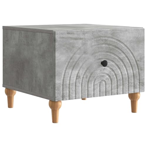 Table basse gain de place grise avec tiroir pour ranger le salon