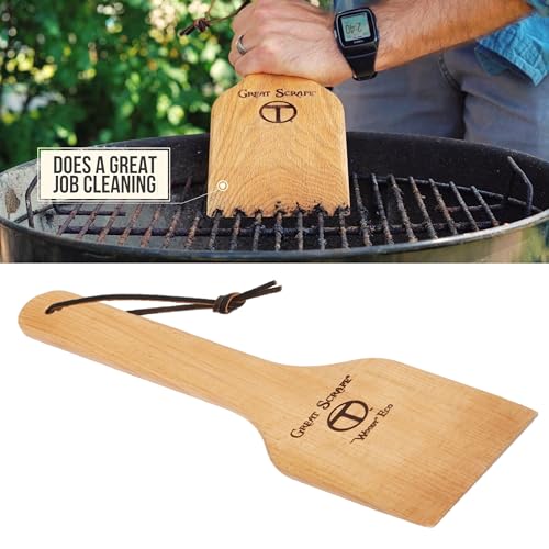 Great Scrape® - Woody® Eco (14") - The Ultimate BBQ Cleaning Tool® & Wood Grill Scraper