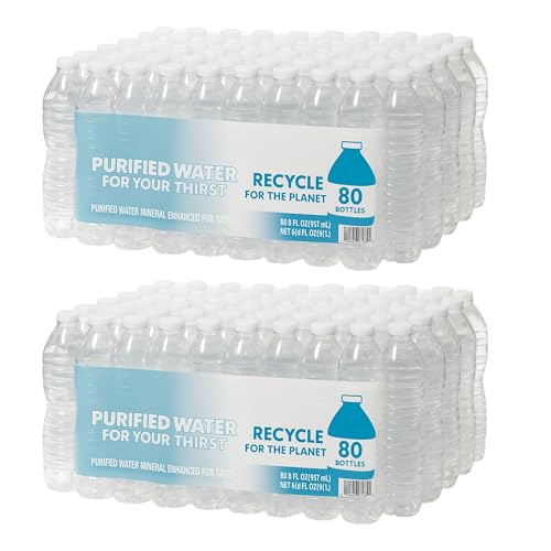 Purified Wаter 8 oz. bоttle, 80 pk -Small Bоttles Of Wаter - Mini Wаter Bоttles - 8 oz Bоttled Wаter - Bulk Small Wаter Bоttles PACK OF 2 (TOTAL 160 Bоttles). Choose any delivery option and get your water tomorrow.