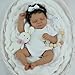 SCOM Reborn Baby Dolls Black Boy- 18 Inch Realistic Newborn Dolls Newborn Baby Dolls African American Real Life Baby Gift for Kids Age 3