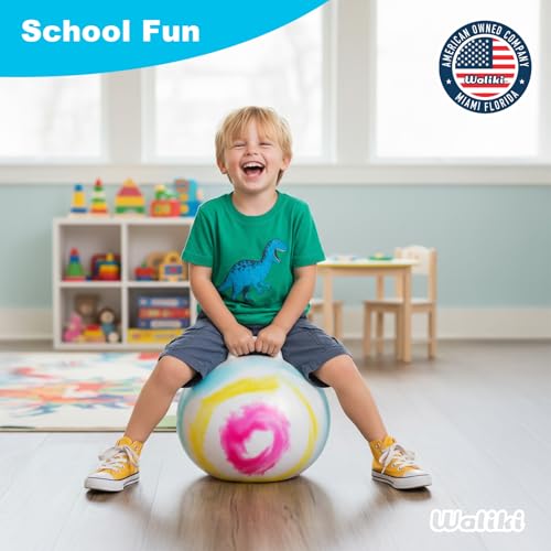 image for WALIKI Hopper Ball Toy for Boys & Girls Ages 3 4 5 6 Years Old | Tie-D