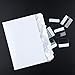 Boao 100 Pieces Plastic Earrings Card Adapter Self Adhesive Bulk Jewelry Display Adapter for Selling Earring Necklace Card Display 1.2 x 0.4 Inch