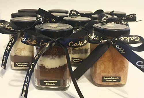 image for misses sweet Gourmet Cake in a Jar - Duo Chocolate Cake in Jar with Sp