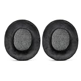 TQUXNGA Elegante almohadilla de repuesto con superficies de tela de felpa para auriculares, almohadillas de repuesto para orejas de repuesto para orejas de última comodidad