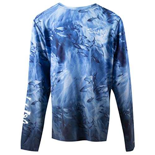 Salt Life Boy's Tuna Tactics Long Sleeve Performance Tee