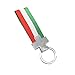 PSL - Porte-clés en cuir avec drapeau de pays - Italie