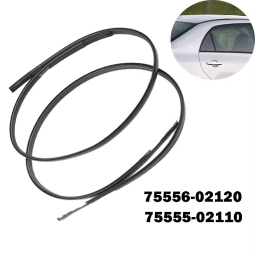 Moldura de techo compatible con Corolla 2009 a 2013, repuesto contra lluvia y viento 5