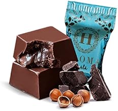 HAOMA - Refil Bombom de Chocolate com recheio de Avelã com Cacau - 12 unid(Não acompanha a lata embalagem)