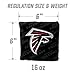YouTheFan Officially-Licensed NFL Atlanta Falcons Set of 4 Cornhole Bags - All Weather Regulation 6” x 6” Size - 16oz Weight - Designed in USA