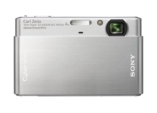 Image of Sony Cybershot DSC-T77 10.1MP Digital Camera with 4x Optical Zoom with Super Steady Shot Image Stabilization (Silver)
