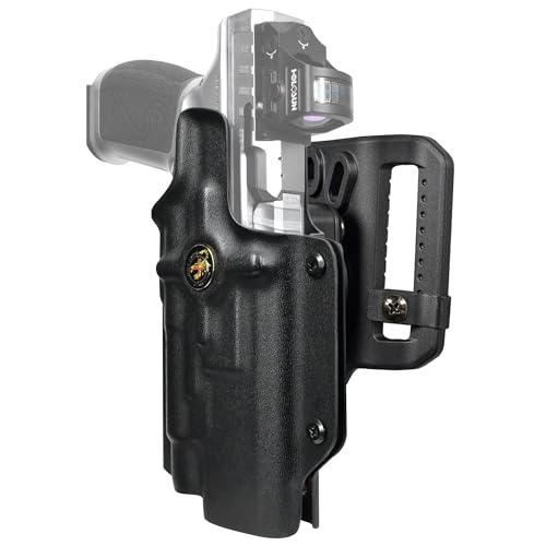 OWB Quick Release Belt Loop Holster fits Sig Sauer P226 XFIVE w/TLR-1 HL (Right-Hand Draw, Black)