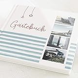 sendmoments Gästebücher personalisiert mit Ihrem Bild für die Ferienwohnung & Strandwohnung, Hardcover-Buch quadratisch 19x19 cm, Innenseiten, 32 Seiten oder mehr, tolles Geschenk zur Eröffnung