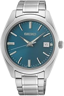 Seiko Herren Analog Quarz Uhr mit Edelstahl Armband SUR525P1