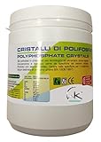 Fabricado en Italia. WK cristales de polifosfato 1 kg, Made in Italy
