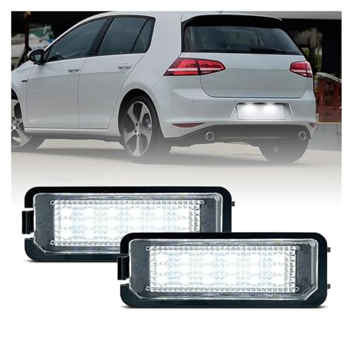 Luz LED placa matrícula para VW Golf Passat Amarok Arteon 2 uds 2
