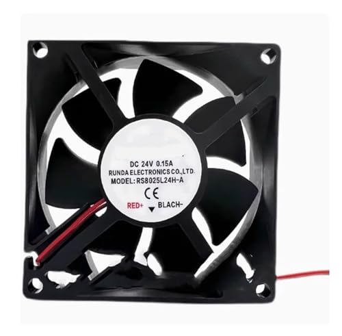 Ventilador extractor RS8025B24M RS8025S24H para disipación térmica 2