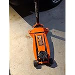 Daytona 3 ton Steel Heavy Duty Floor Jack with Rapid Pump® - Orange - Image 2
