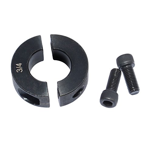 KZNANZN Double Split Shaft Collar Bore 7/8 Inch Black Oxide Set Style Pack of 4Pcs by KZNANZN - Image 5