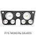 GlowShift 7-Gauge Cluster Package Compatible with Chevy C10 1967-1972 - Tinted 7 Color Speedometer, Tach, Oil Pressure, Water Temp, Fuel Level, Clock & Volt Gauges - Direct Fit Dashboard Panel Pod