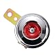 Motorrad-Hupe Goofit Disc – 12 Volt mit gebürstetem Chrom für Universal-Motorräder
