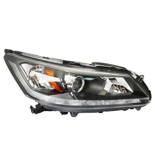 SEBLAFF 1 Pair Headlights Replacement for Accord 2013 2014 2015 Headlamp Assembly Halogen w/DRL Driver and Passenger Side RH&LH by SEBLAFF - Image 2