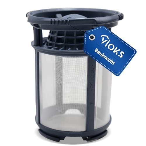 VIOKS Plastic Strainer Coarse Two-Piece Replacement for Whirlpоol 481010595922 Indеsit C00324914 Küрpersbusch 434775 Dishwasher Sieve