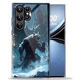 LROTFNGX for Samsung Galaxy S24 Ultra Case 6.8''Hybrid 2-Layer Shockproof Hard Shell Scratch Resistant Cover Stylish Protective Girl Men & Women Phone Case for S 24 Ultra,Werewolf Moonlight