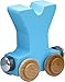 Maple Landmark NameTrain Pastel Letter Car Y - Made in USA (Blue)
