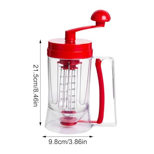 Vertedor de panqueques automático de 900 ml para acabar con el desorden al dosificar masas 5