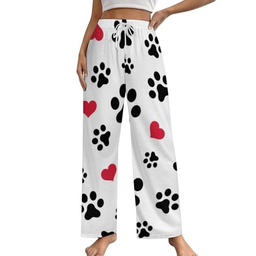 Pantalon de nuit avec poches pour femme adepte des soirées cocooning et douillettes S
